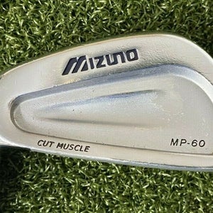 Mizuno MP-60 Cut Muscle 6 Iron / LH / Regular Steel ~37" / New Grip / jl5111