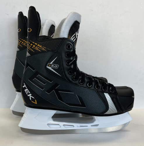 New Powertek Ice Hockey Skates size 6 D senior V3.0 Tek mens recreational rec sr