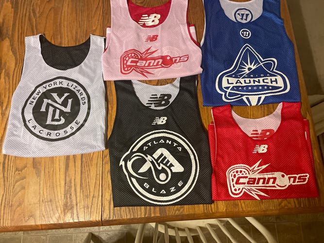 5 MLL Team Pinnies