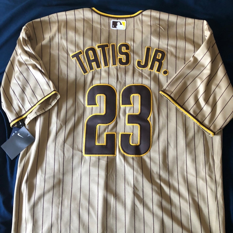 San Diego Padres Fernando Tatis Jr 23 Mlb 2020 Brown Polo Shirt