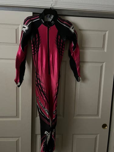 Mt Bora (FuxiRacing) women/girls XS Pink PADDED SKI RACE SUIT