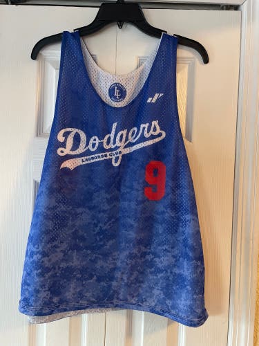 Dodgers Lacrosse Club reversible Pinnie