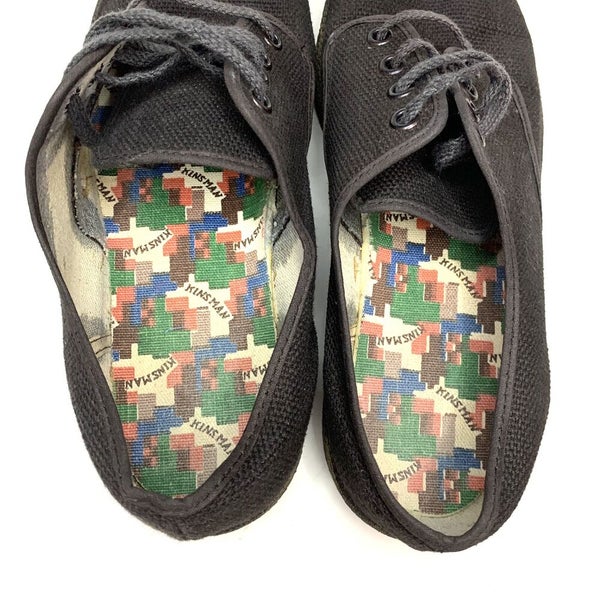 Vintage Kinsman Wyno Casual Shoes Mens Size 7 M Black Wheat Classics USA Made