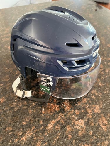Used Medium CCM Tacks 710 Helmet With Oakley Visor