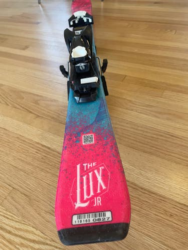Used 2016 Salomon 120 cm All Mountain Lux Jr Skis With Bindings