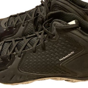 New W/O Box Under Armour ClutchFit Football Shoes Black White Chrome Size 14