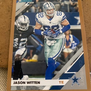 2019 Donruss press proof, Jason Witten, Dallas Cowboys trading card
