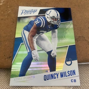 2018 Panini prestige Quincy Wilson, Indianapolis Colts trading card