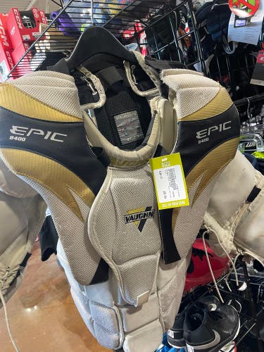 Used Large Vaughn Epic 8400 Goalie Chest Protector