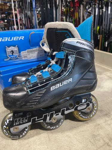 Used Bauer Regular Width Size 11 Prodigy Inline Skates