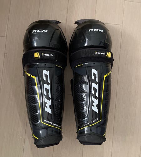 CCM Tacks 9080 Shin Pads Senior Size 14 Inch