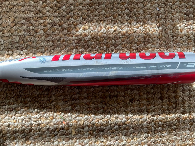 BBCOR Certified Composite (3) 31 oz 34" CAT X Composite Bat SidelineSwap