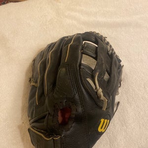 Wilson Elite 13” Black Leather Softball Glove