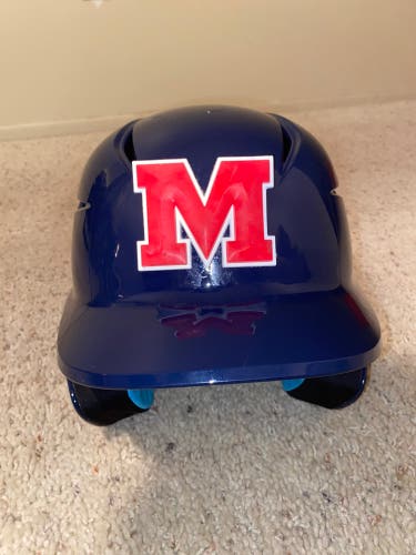 *RARE**COLLEGE ISSUE**SEND OFFERS* OLE MISS ISSUE GAME USED BASEBALL HELMET