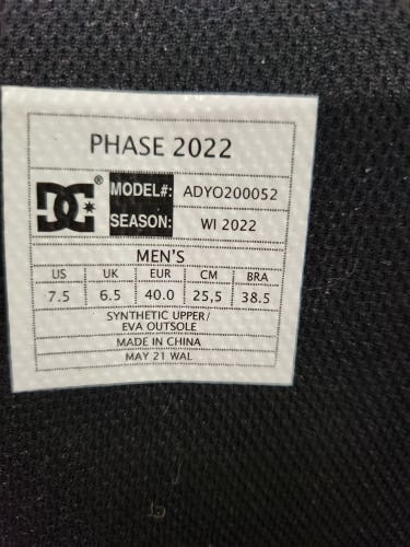 Used Men's Size 7.5 (Women's 8.5) DC Phase Snowboard Boots