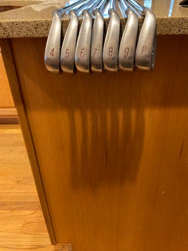 Used MENS PRO Series 767 irons Right Handed Iron Set Stiff Flex 7 Pieces Steel Shaft