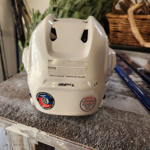 Used Large Bauer IMS 5.0 Helmet