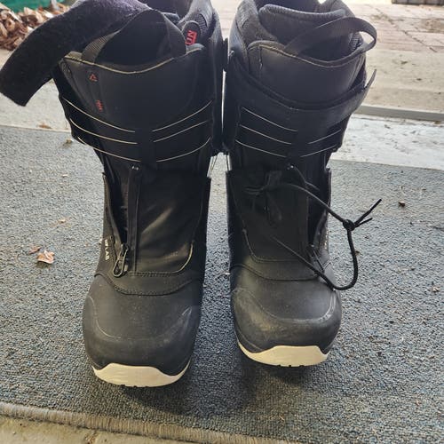 Used Men's Size 12.5 (Women's 13.5) Salomon S Lab Snowboard Boots Adjustable Flex All Mountain