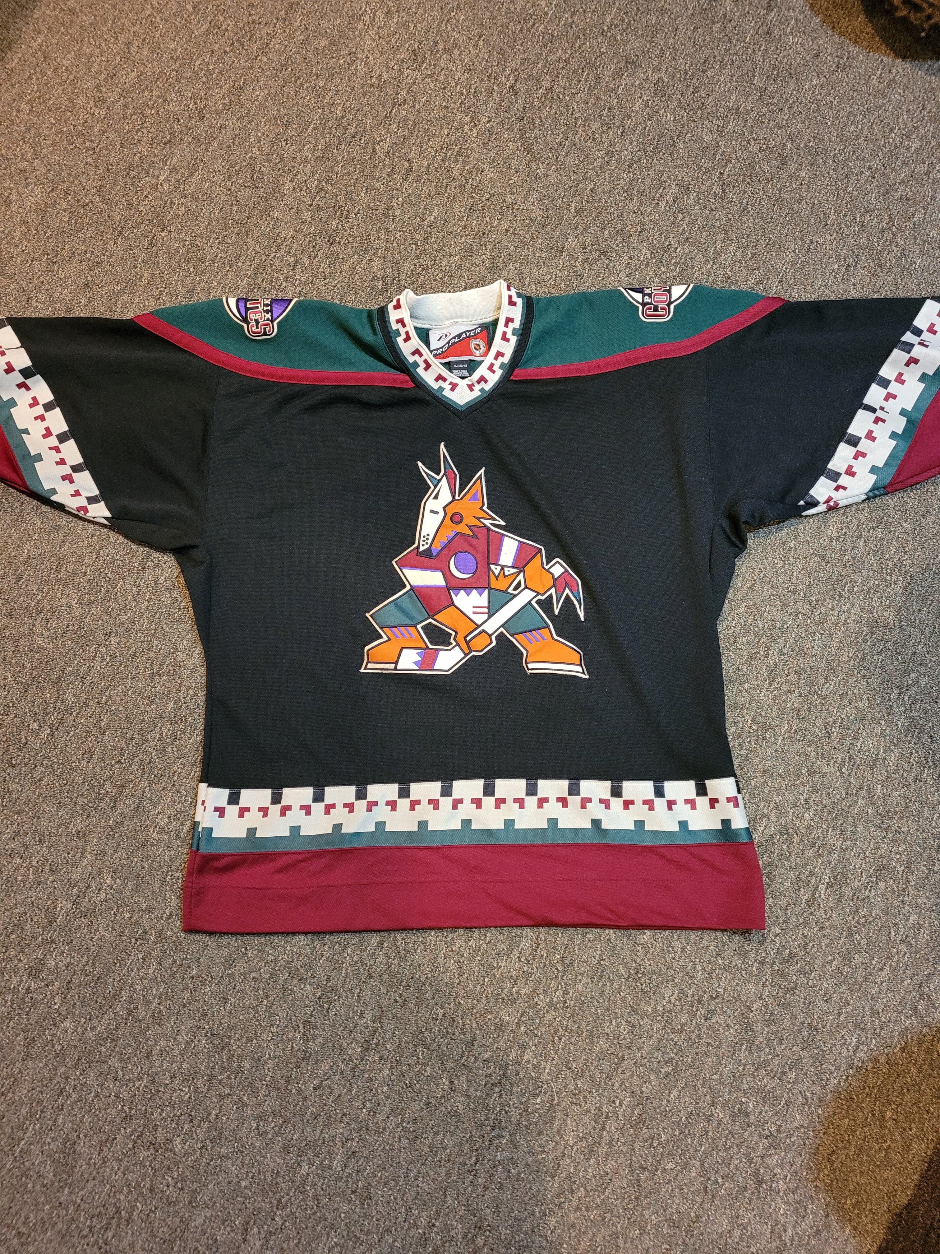 NHL Phoenix Coyotes SGA Hockey Jersey Medium Vintage Arizona
