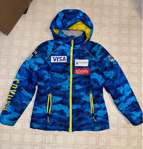 2022 Official US Ski Team Adult Down Spyder Jacket