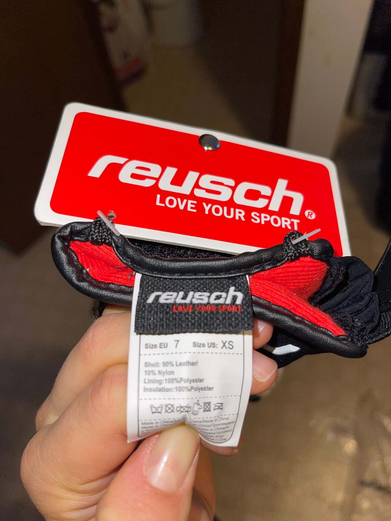 New World Cup Leather Racing Small Protective Reusch Skiing