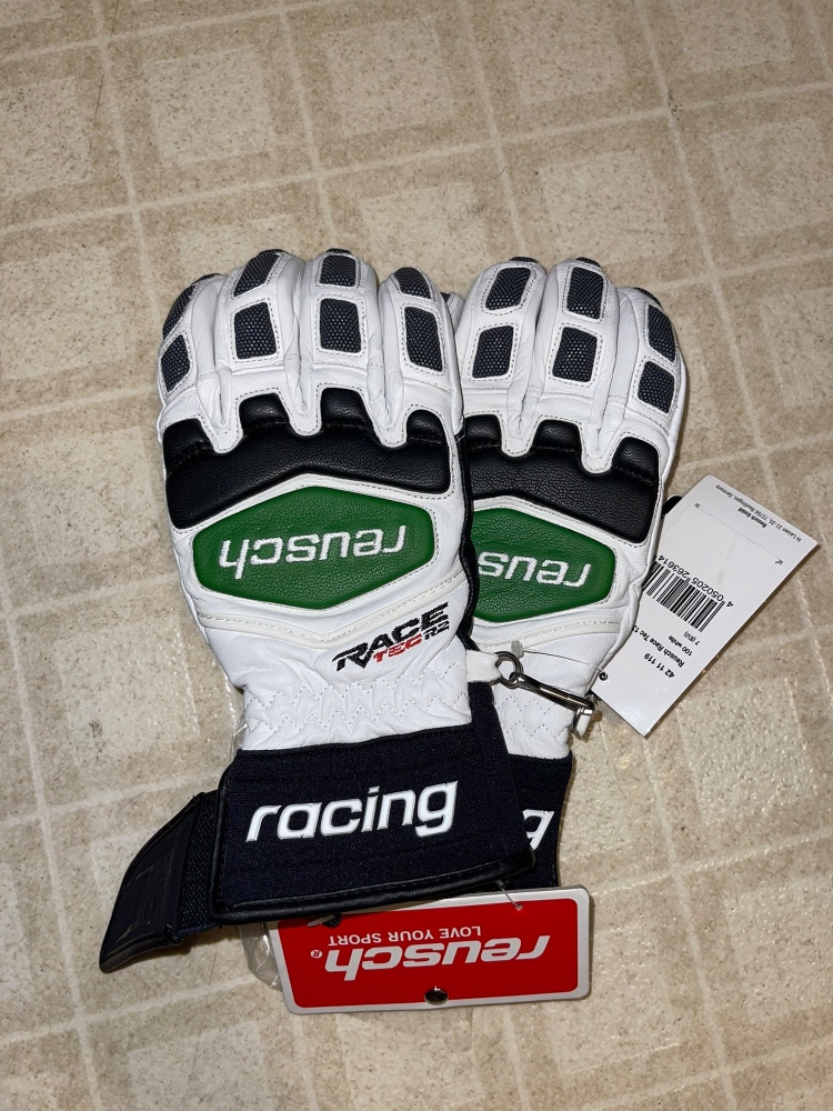 New World Cup Leather Racing Small Protective Reusch Skiing Gloves