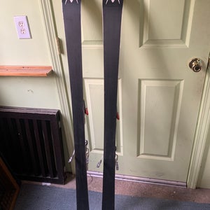 Used Volkl 142 cm Racing Racetiger GS Skis With Bindings