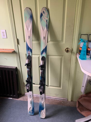 Used Women's K2 154 cm All Mountain Skis With Bindings
