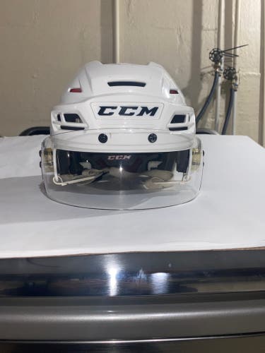 White M CCM Resistance Helmet