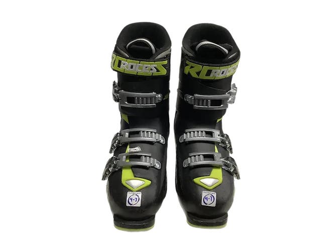 Used Kids All Mountain Medium Flex Ski Boots Mondo 29-29.5