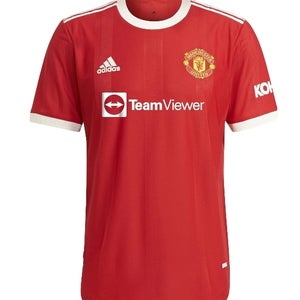 Mens Adidas Manchester United Authentic Jersey.