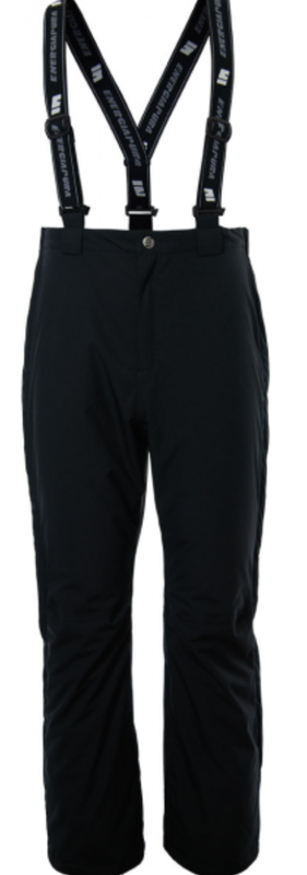Black Men's side zip Leirvik ski pants