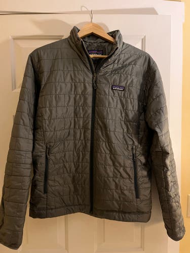 Gray Used Men's Medium Patagonia Nano Puff Jacket