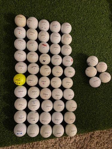 50 Titleist Prov1/prov1x Golf Balls