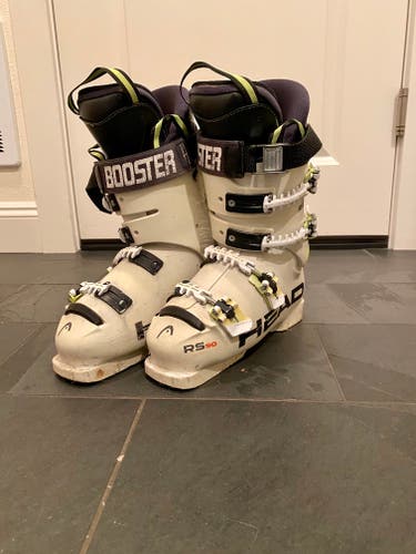 Unisex Used HEAD Racing Raptor RS Ski Boots Soft Flex