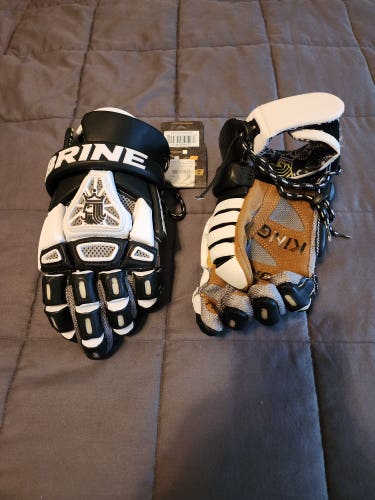 New Brine King IV Lacrosse Gloves 12"