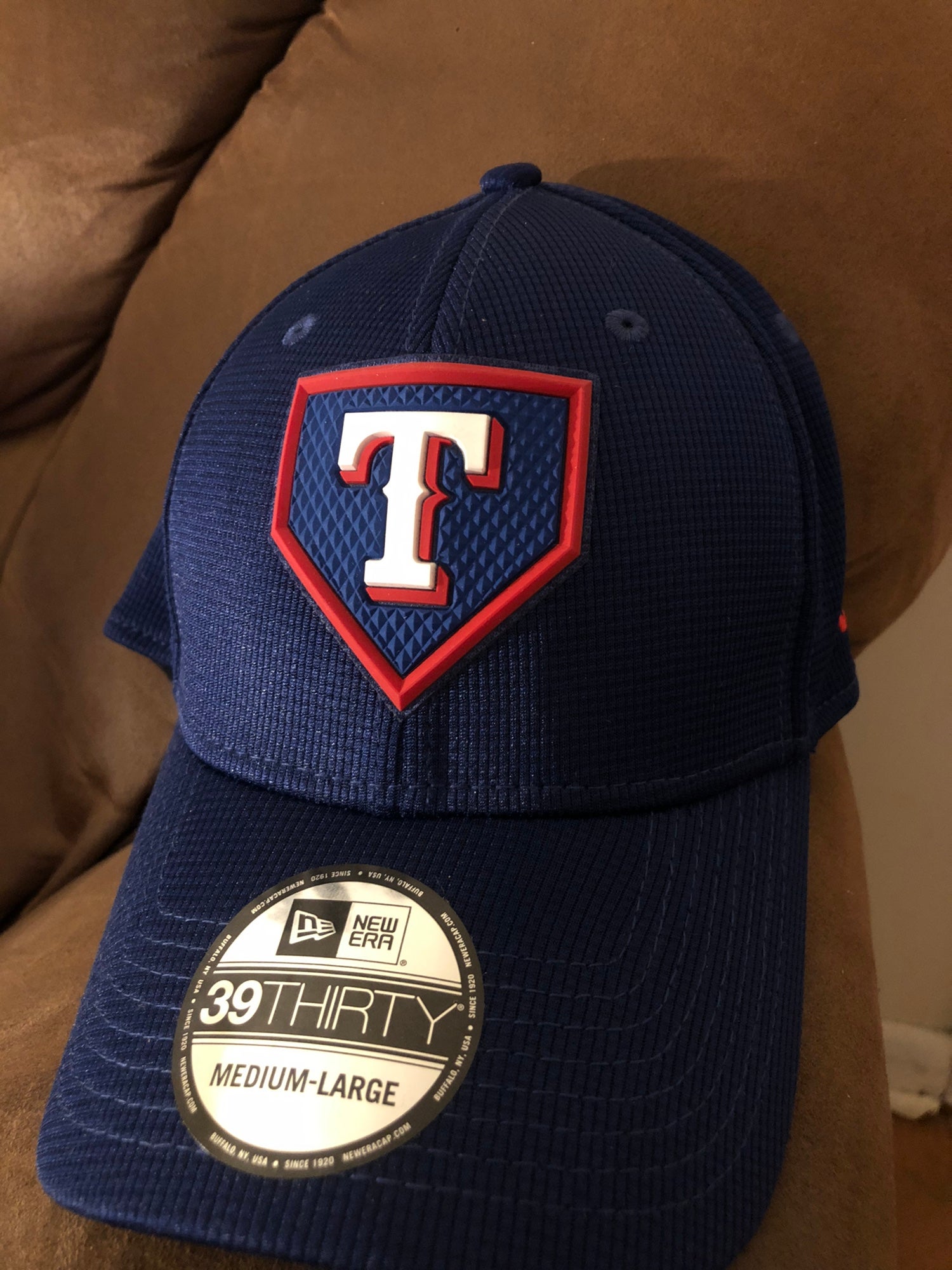 MLB Texas Rangers Retro Logo New Era 39Thirty Hat * NEW NWT