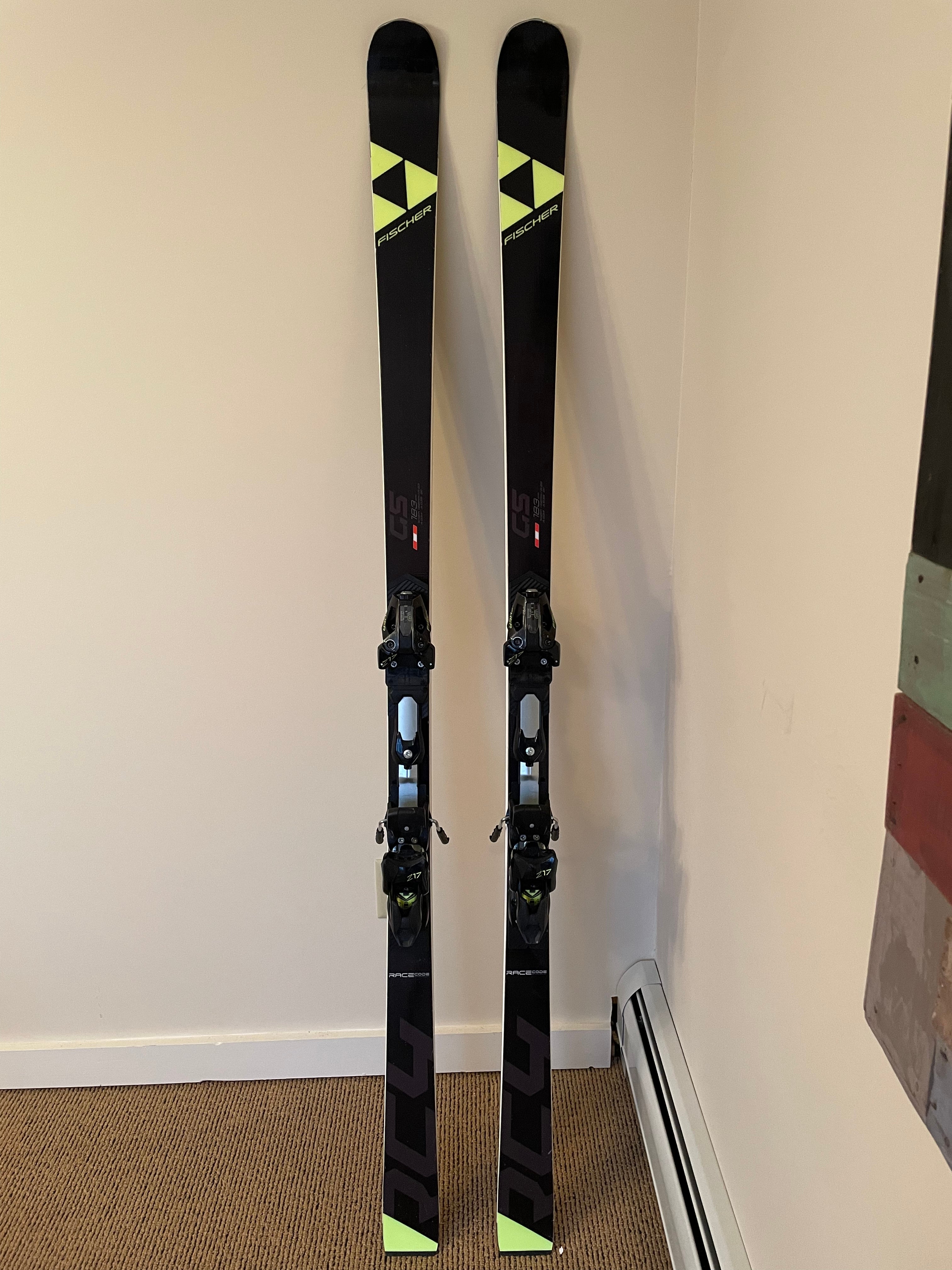 2 pairs) Fischer GS 183cm With Z17 Bindings | SidelineSwap