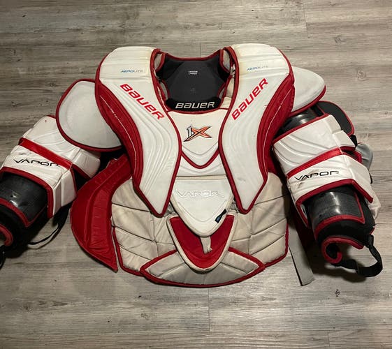 Used Large Bauer Vapor 1X Pro Goalie Chest Protector