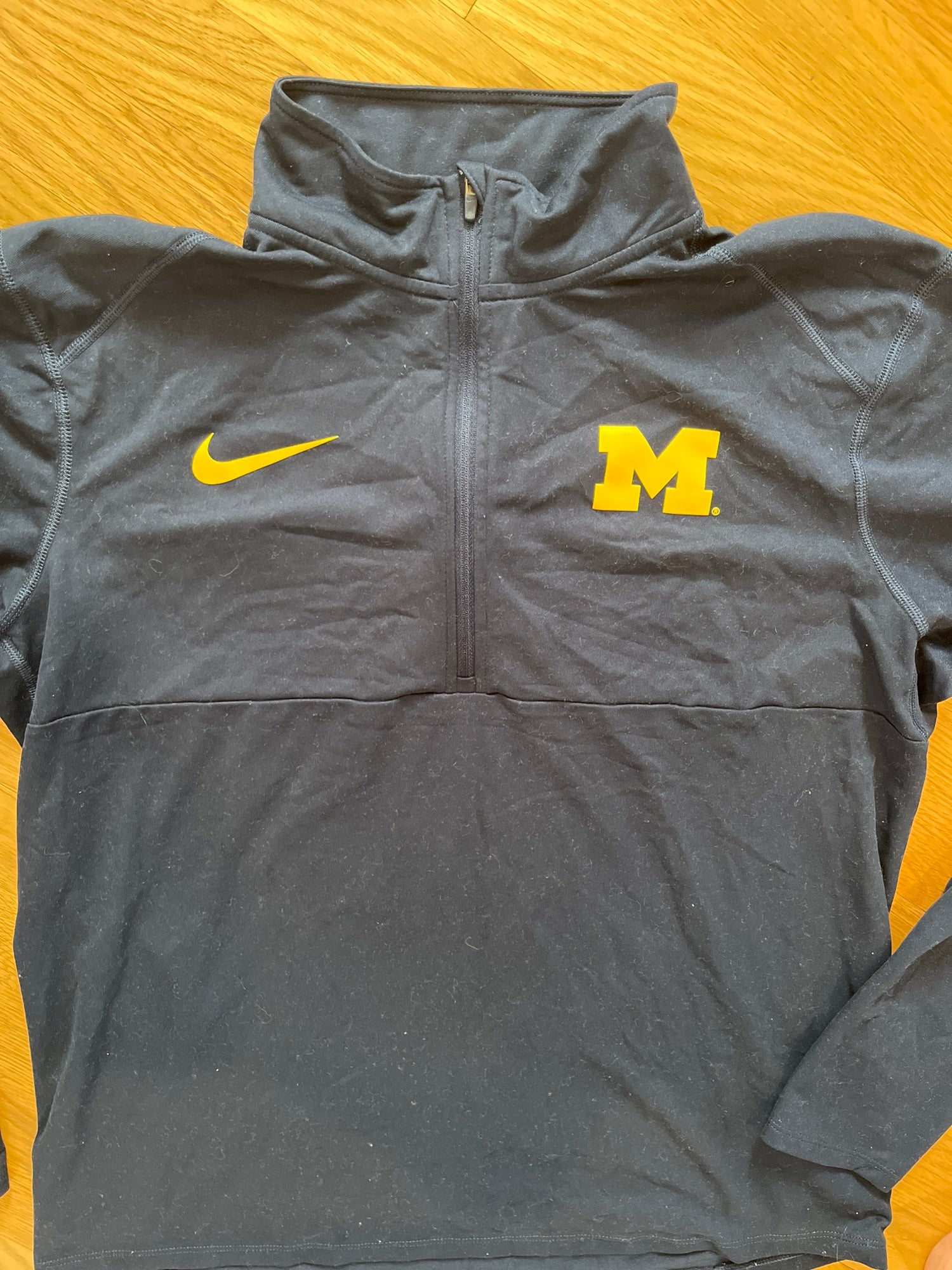 michigan nike quarter zip