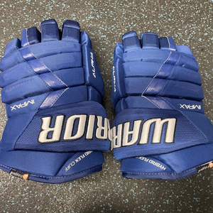 New $159 Warrior Alpha Pro Royal Blue Ice Hockey Gloves 14” Senior