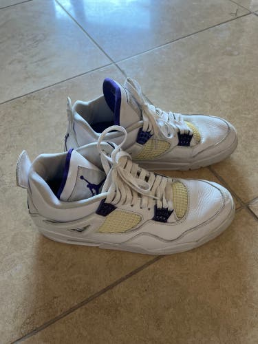 Air Jordans 4’s Metallic Purples