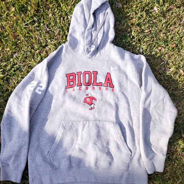 Biola University Men's Lacrosse Nike Hoody #22
