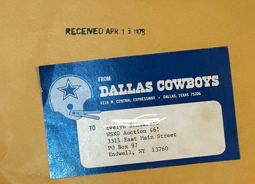 Dallas Cowboys Football Vintage Sports Ticket Stubs for sale