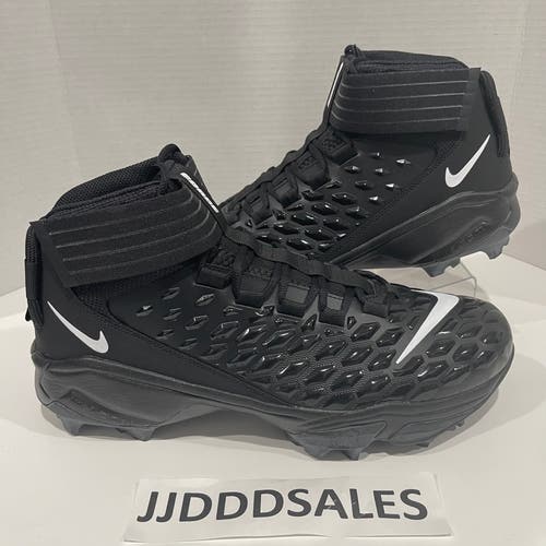 Nike Force Savage Pro 2 Shark P Football Cleats Black BV5448-001 Men’s Size 13.5.