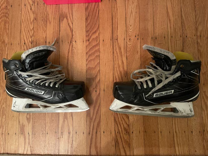Used Bauer Regular Width Size 8 Supreme 1S Hockey Goalie Skates