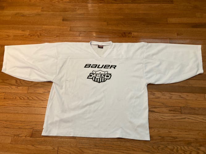White goalie jersey adult