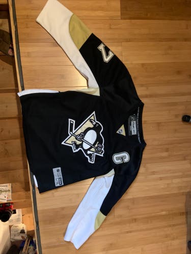 Crosby Black Used XL Reebok Jersey
