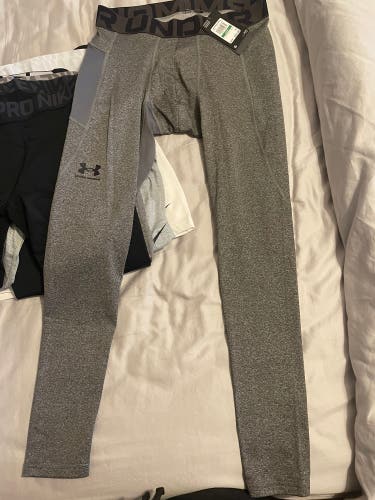 Gray New Men's Under Armour Compression