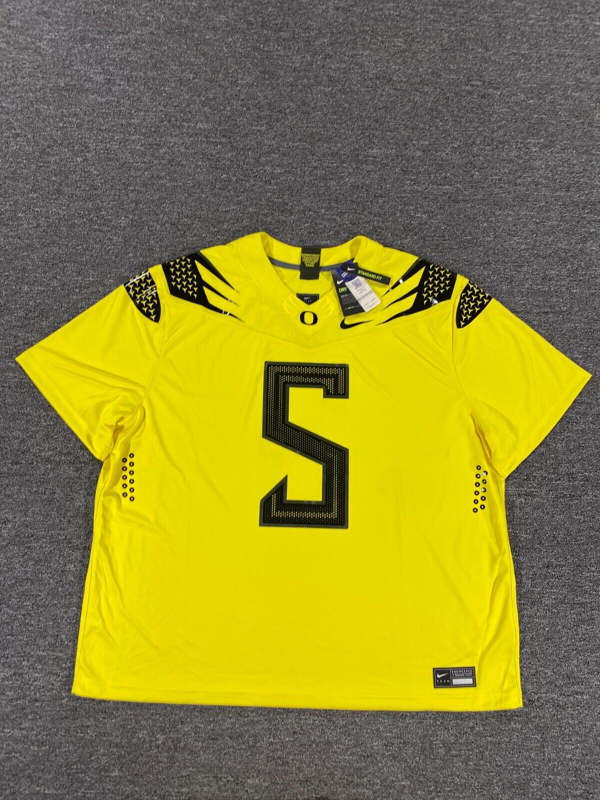 Nike Oregon Ducks Digital Vapor Prime Snap Baseball Jersey Men's L Green  AV4807